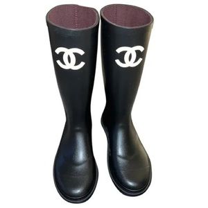 Chanel Rubber Rainboots 36